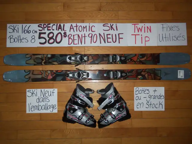 Plusieurs ensembles ski alpin twin tip titanium 165 168 170 cm in Ski in Drummondville - Image 10