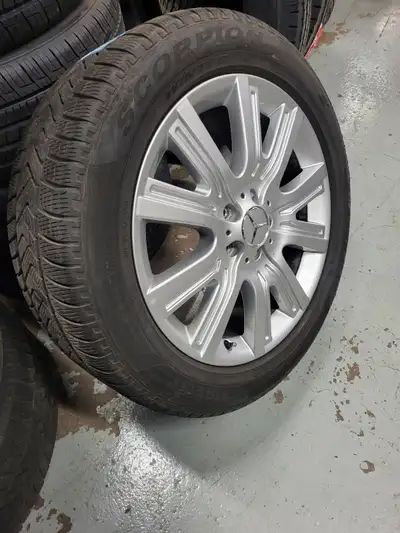 4 Winter Tires & Mercedes Rims Pirelli Scorpion Winter Tires 255/50/R19 Paid $4000 in 2021 - tires r...