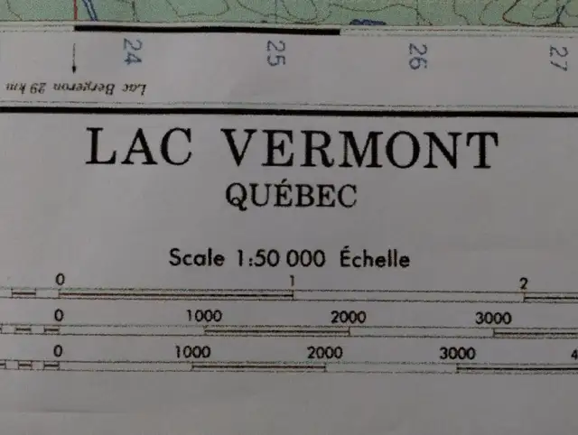 CARTE TOPOGRAPHIQUE LAC POULIN- DE- COURVAL ET PLUSIEURS AUTRES, in Fishing, Camping & Outdoors in Saguenay - Image 9