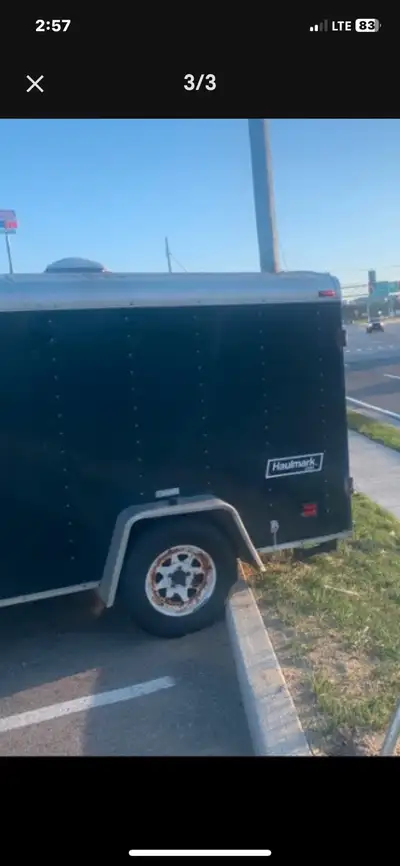 6x10 Haulmark Trailer for rent. Set up for motorcycles but move whatever you want.