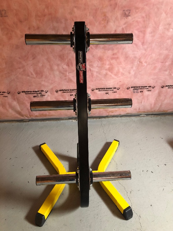 Strength Armour Olympic Weight Plate Holder & bar holder Exercise