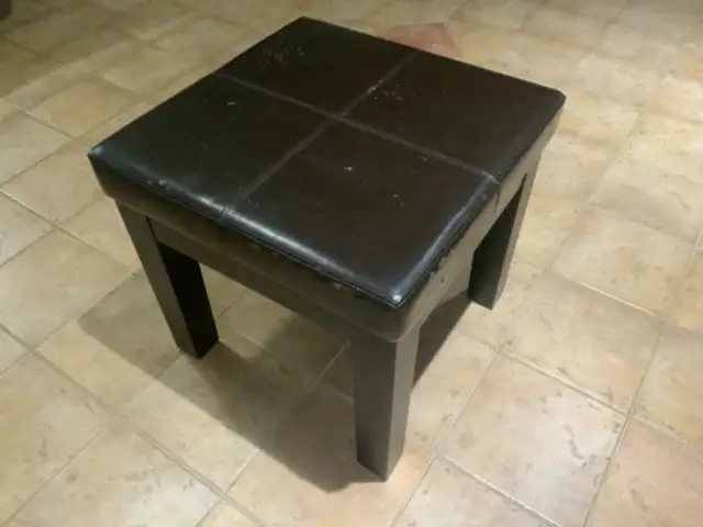 Genuine leather Square End Table in Other Tables in Charlottetown - Image 3