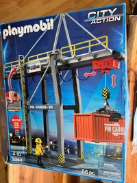 Playmobil  grue portique 5254 tres rare