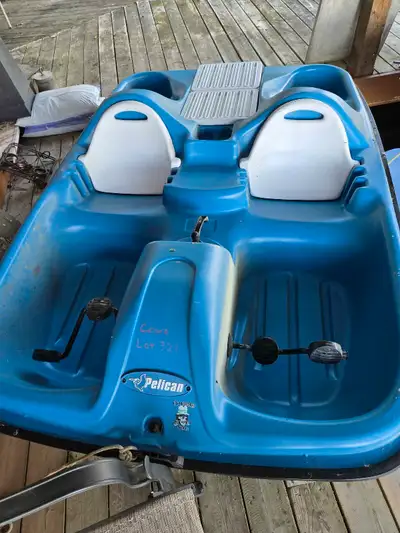 Selling a Pelican Paddle boat in good condition. No holes or leaks. Comes with a brand new cover. Ca...