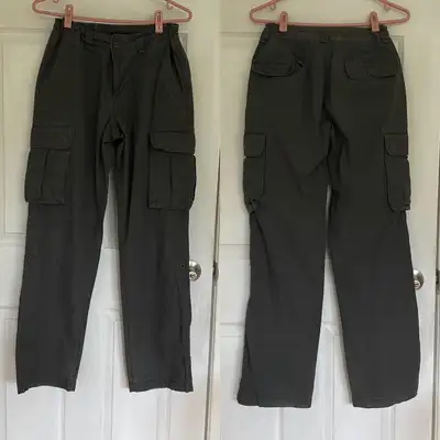 dark grey cargo pants!, View more
