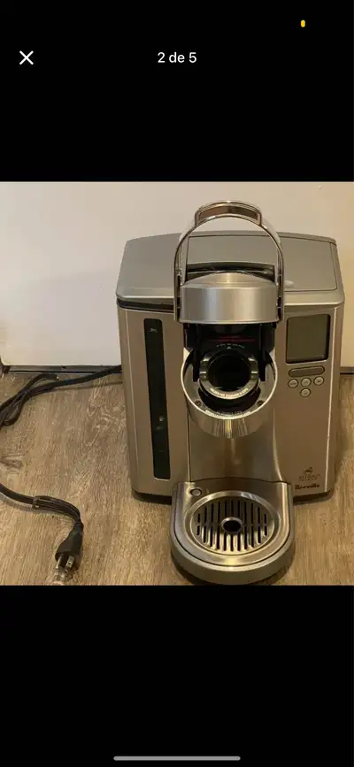 Breville single-serve coffee maker, compatible with all K-Cup pods. Works perfectly — heats fast, br...