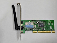 Wireless G PCI Adapter 54Mbps 54M Cyber Station Card  Computer