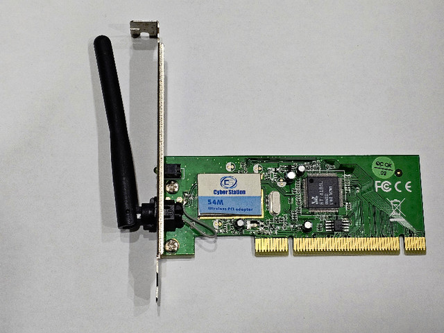 Wireless G PCI Adapter 54Mbps 54M Cyber Station Card  Computer in System Components in City of Toronto