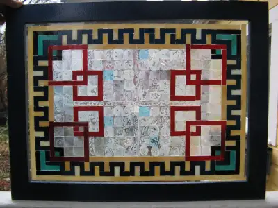 Stained Glass Mosaic of a Ceramic Floor, View more