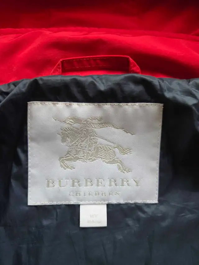 Authentic Burberry Jacket 14Y in Kids & Youth in Ottawa - Image 8