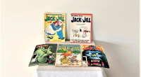 BOOKS VINTAGE JACK AND JILL KID'S ACTIVITY MAGAZINES