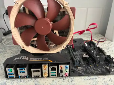 Gaming PC  Main Board + AMD Ryzen 9 + Noctua 140 mm Cooler,, View more