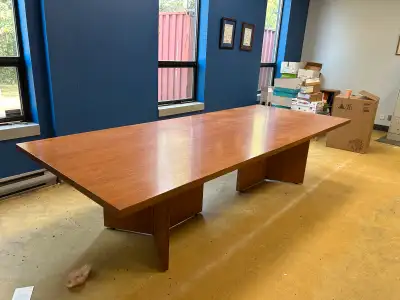 large boardroom or dining room table., View more