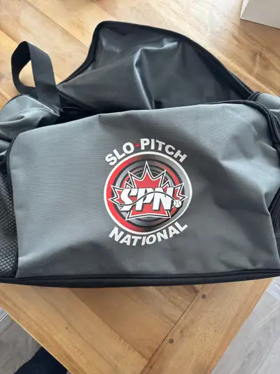 Brand new Slo-pitch softball/baseballs duffle bag., View more