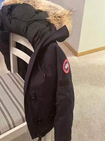 women’s Canada Goose Navy Blue Bomber in EUC, View more