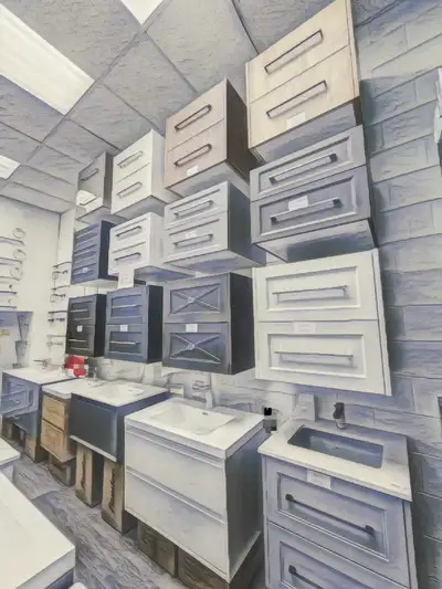 bathroom vanity kitchen cabinets quartz countertop , View more