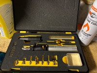 Soldering kit - New & never used with butane can 