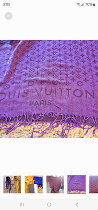 Louis Vuitton monogram scarf 