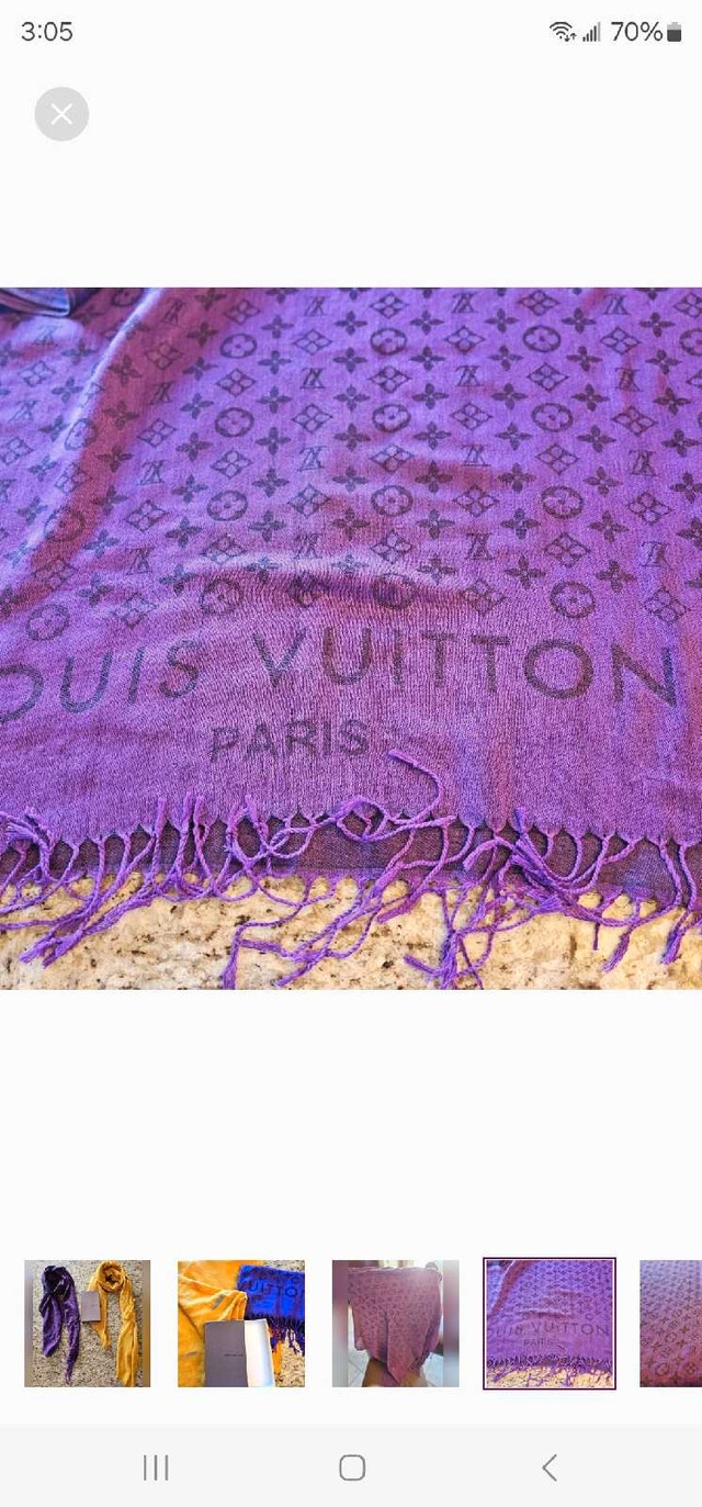 Louis Vuitton monogram scarf  dans Femmes - Hauts et vêtements d'extérieur  à Laval/Rive Nord