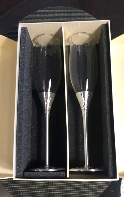 Carlton Cards Champagne Flute Glasses - new, View more