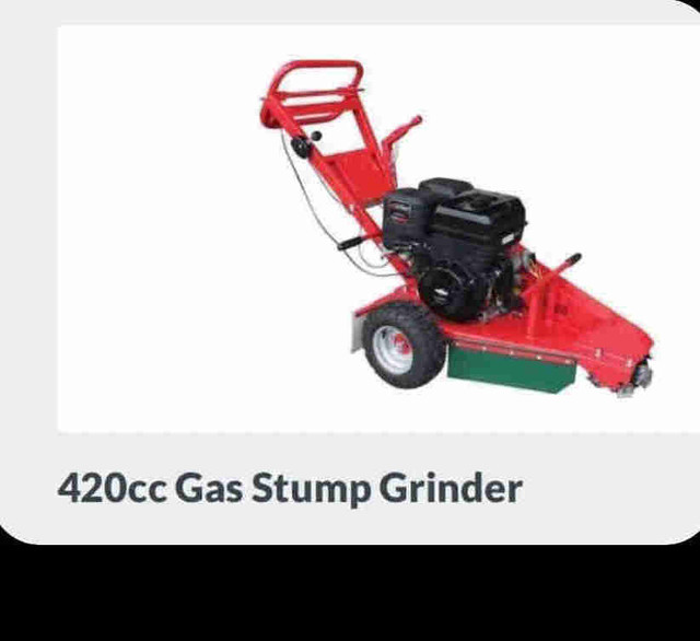 Like New Stump Grinder (No Cheques Cash Only) in Outdoor Tools & Storage in Napanee