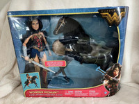 Wonder Woman and horse Barbie Doll in box
