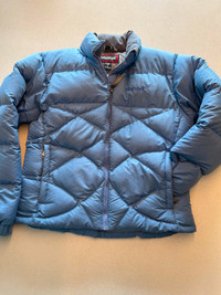 Sky Blue Marmot Down-filled Jacket (women’s L)