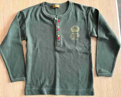 New Kids' Olive Green Long-Sleeve Shirt, View more