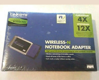 linksys wireless n notebook adapter NEW IN BOX