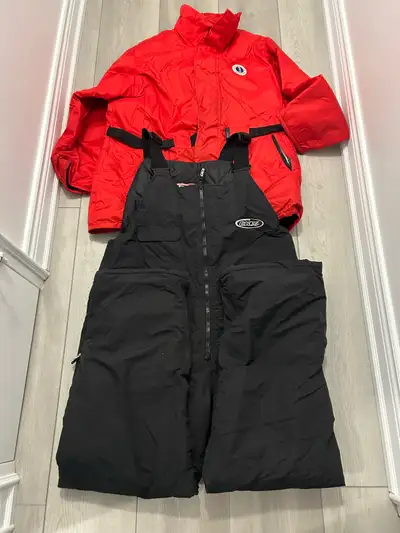 Men’s Floater jacket size XL AND snow pants size XXL, View more