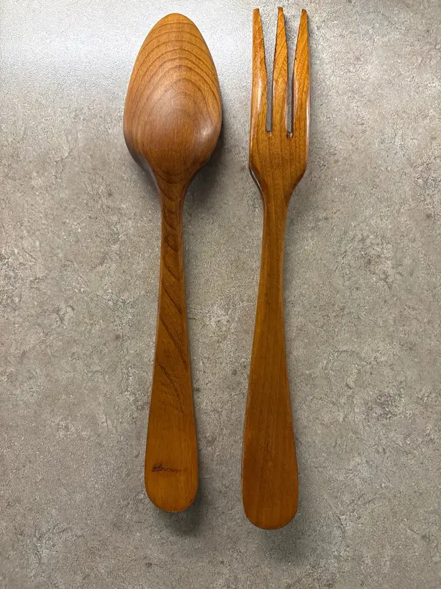 MCM Baribocraft Canada Solid Maple Salad Set (7 Pieces)  547501720816199682
