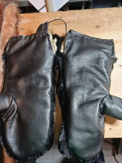 Women's Driving Mitts Seal Fur & Italian Leather , View more