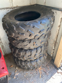 Set of atv tires 25x8x12 and 25x10x12