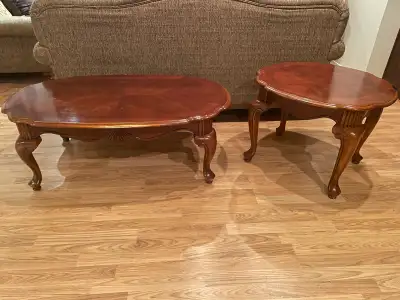 Wooden Coffee and End Table Set, View more