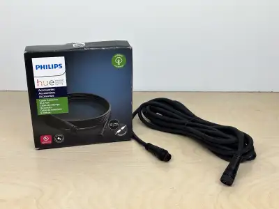 2x NEW Philips Hue Outdoor Cable Extension, View more