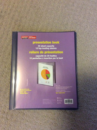 Staples 10 Sheet Presentation Book