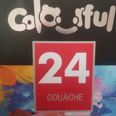 Available in mississauga.. This is a new Colorful Premium 24 Gouache paint set, which includes a set...