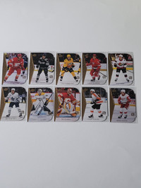 Upper Deck 2023-24 Série 1 Die Cut Set Complet RDT-1 / RDT 10