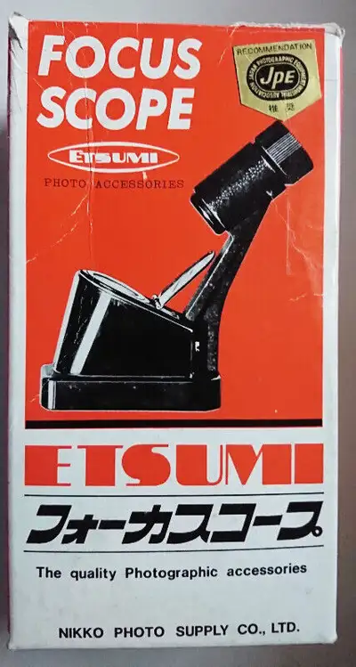 Vintage Etsumi Focus Scope Photo Accessories - Nikko Photo Supply Co., LTD. Made in Japan