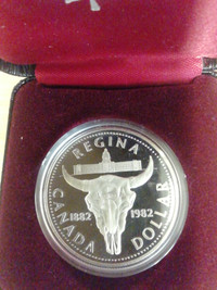 1982 Royal Canadian   Mint 50% silver dollar