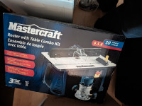 Master Craft Router  with Table Combo Kit