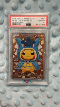 RARE POKEMON PIKACHU PONCHO PSA 10  $5000