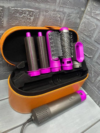 * Like NEW * Dyson Airwrap Styler with case  - Nickel/Fuchsia