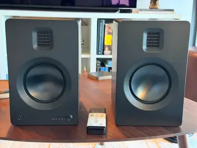 Comes with box and all original accessories and is in perfect condition. They’ve been on speaker sta...
