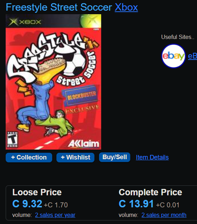 Xbox, Freestyle Street Soccer, I have hundreds of video games, View more