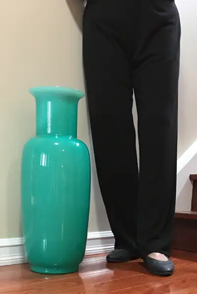 Rare Vintage VeArt Venetian art glass floor vase, Signed, View more