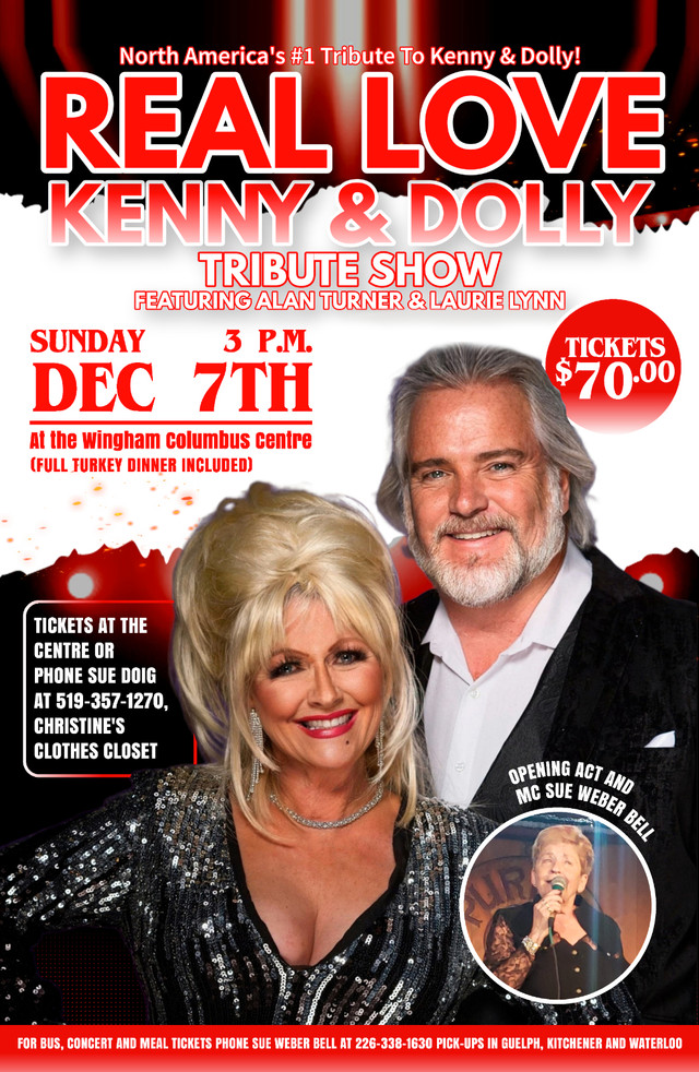 Real Love  Kenny Rogers and Dolly Parton Tribute in Events in Grand Bend