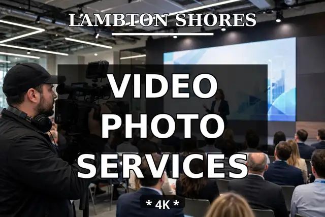 Lambton Shores Event Videographer & Photographer from $150