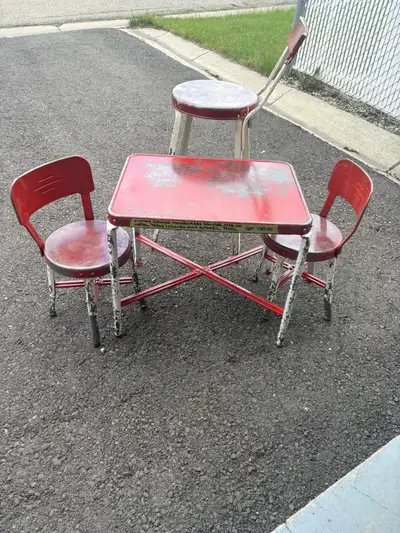 Vintage Comco Housewares Table and Chairs Set, View more