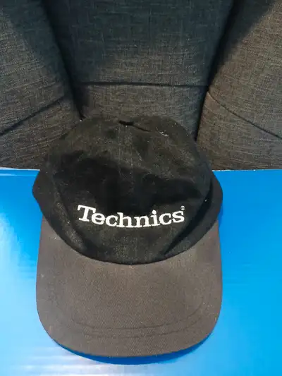 technics black baseball cap in very good condition , View more